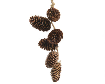 NATURAL SNOWY PINECONE CLUSTER - 724506