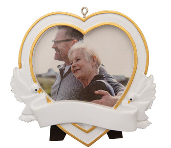 MEMORIAL HEART PICTURE FRAME - PF1765