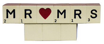 COUPLES - LETTER BOARD GAME ORNAMENT - OR2203