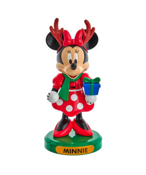 6" DISNEY MINNIE MOUSE WITH TREE NUTCRACKER - DN6232M