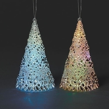 LIT TEXTURED TREE ORNAMENT - 136725