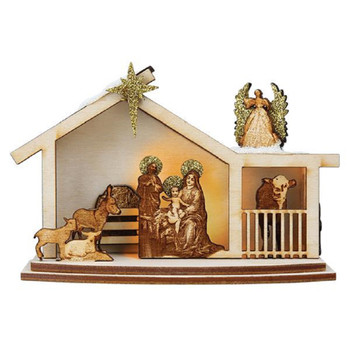 Ginger Nativity by Old World Christmas 80020 GC122