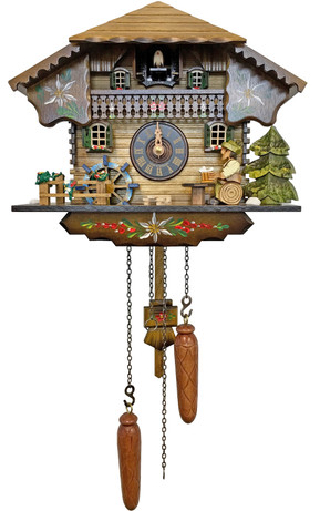 Beer drinker cuckoo clock from the black forest of germany by Alexander Taron