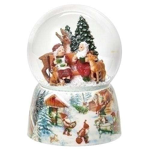 MUSICAL MR AND MS CLAUS DOME - 134084