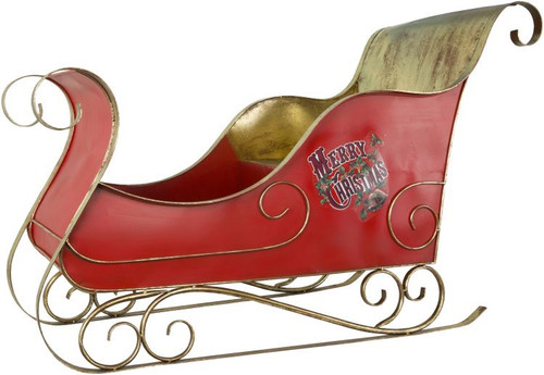 SANTA'S SLEIGH - 88-07414-RED