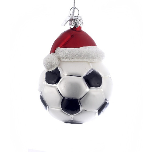 SOCCER BALL SANTA HAT - NB0285