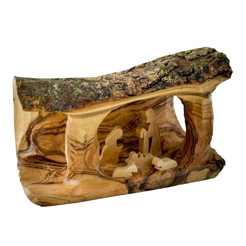 SMALL GROTTO CARVED IN BRANCH - E-05S
