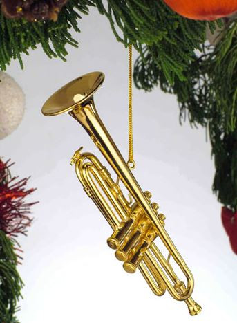 GOLD TRUMPET W/ BOX - OGTR12