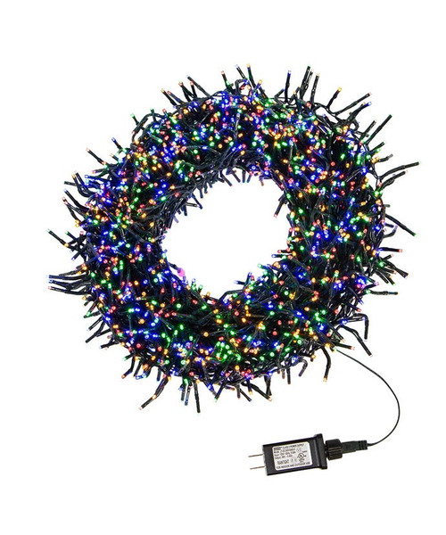 65 FEET MULTI COLOR LED CLUSTER 2000 LIGHT SET - AD1005M