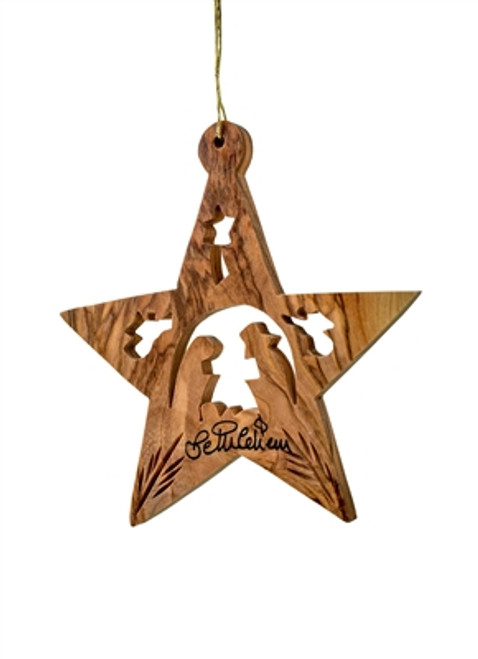 STAR WITH NATIVITY AND ANGELS - B-05