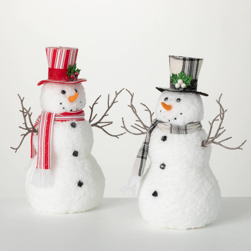 SNOWMEN IN TOP HAT - PN3685