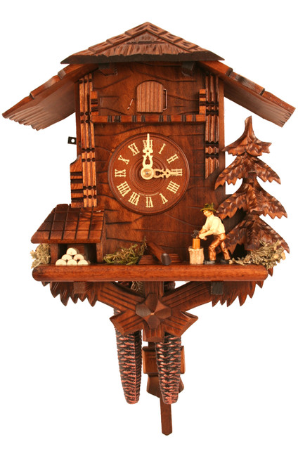 WOODCUTTER LODGE CUCKOO CLOCK - 435 WOODCUTTER LODGE CUCKOO CLOCK - 435
