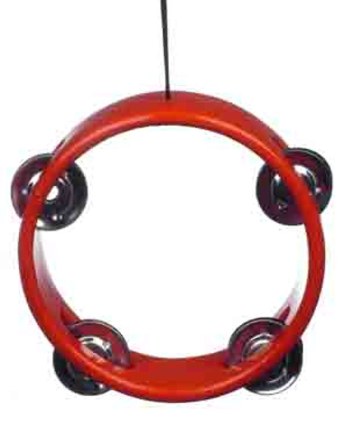 RED TAMBOURINE ORNAMENT - OTBR