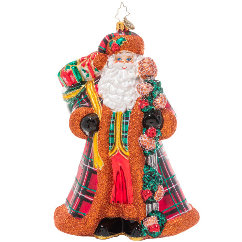 PERFECTLY PLAID SANTA - 1021019