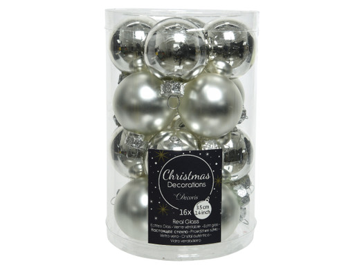 BAUBLES GLASS SILVER - 010323