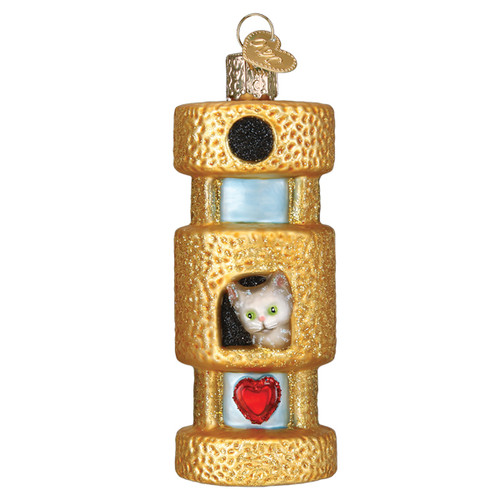 CAT TOWER ORNAMENT - 12633 CAT TOWER ORNAMENT - 12633