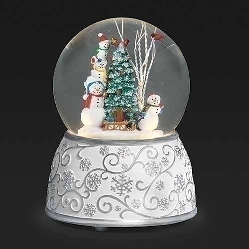 MUSICAL SNOWMAN WITH TREE - 135422