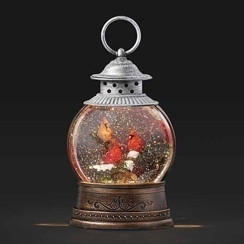 LED SWIRL CARDINAL LANTERN - 135202