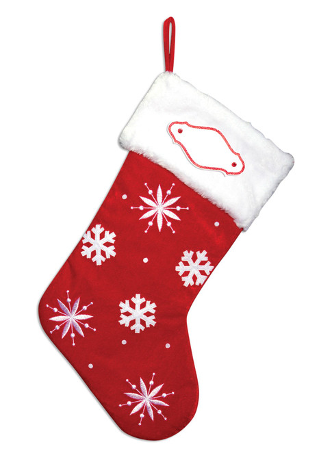 SNOWFLAKE STOCKING - PBS149 SF