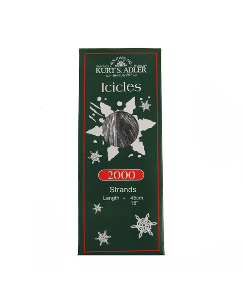 18" SILVER TINSEL ICICLES - C1687S 18" SILVER TINSEL ICICLES - C1687S