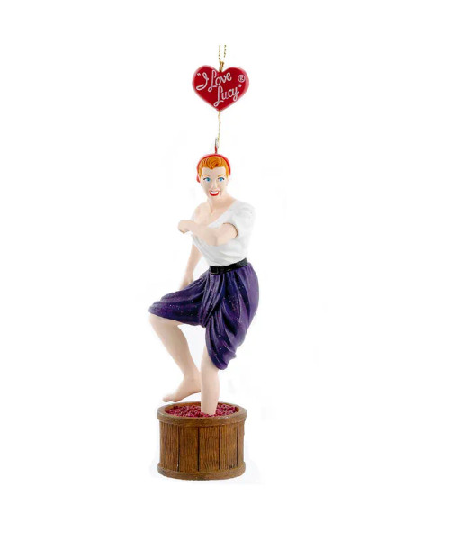 LUCY® STOMPING GRAPES ORN - LU2141 LUCY® STOMPING GRAPES ORN - LU2141