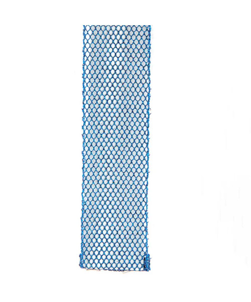 WIRE BLUE GLITTER MESH RIBBON - T3301 WIRE BLUE GLITTER MESH RIBBON - T3301