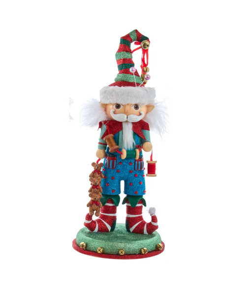 ELF WITH TEDDY BEAR NUTCRACKER - HA0603A