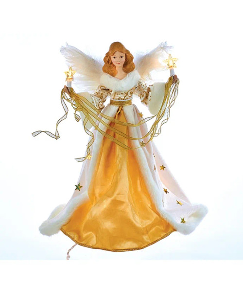 CREAM/GOLD ANGEL TREETOP - UL2216