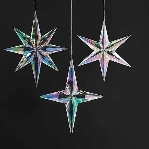 ACRYLIC STAR ORN ASSORTMENT - 135056