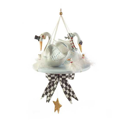 12 DAYS 7 SWANS ORNAMENT - 08-30345