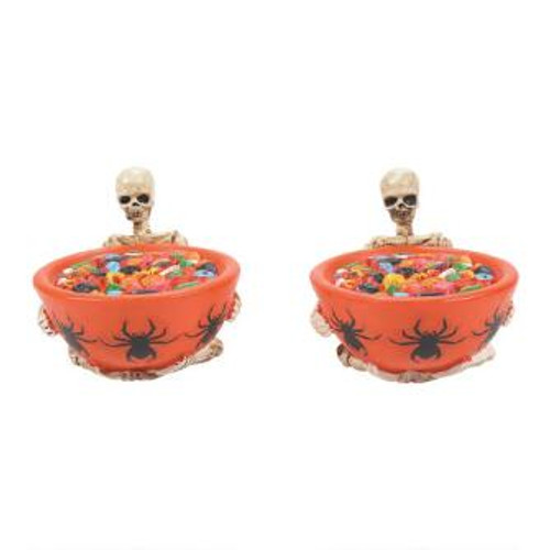 HALLOWEEN - TRICK OR DARE TREAT BOWLS SET OF 2 - 6010453