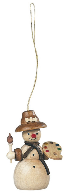 SNOWMAN PAINTER ORNAMENT - M56122