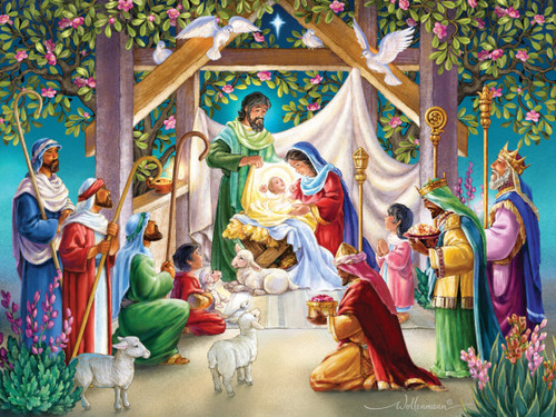 MAGI AT THE MANGER PUZZLE - VC1011