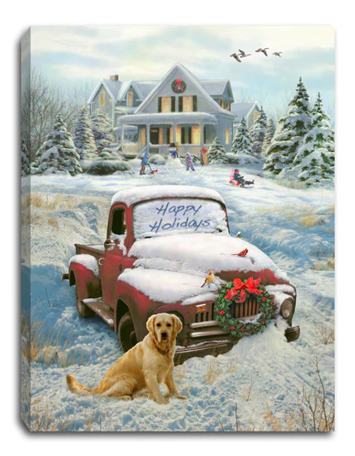 HAPPY HOLIDAYS 8X6 - A2251 HAPPY HOLIDAYS 8X6 - A2251