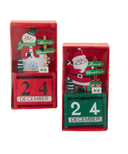 SANTA/SNOWMAN ADVENT CALENDAR - C5960
