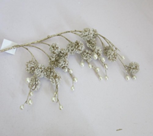 PEARL FLOWER HANGING SPRAY 24" - 27-22380 PEARL FLOWER HANGING SPRAY 24" - 27-22380