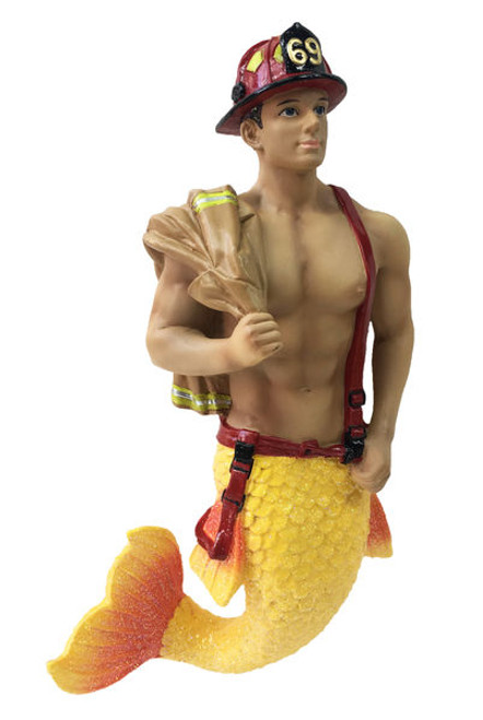 Back Draft Firefighter Merman by December Diamonds