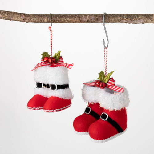 SANTA'S BOOTS ORNAMENT - OR10676