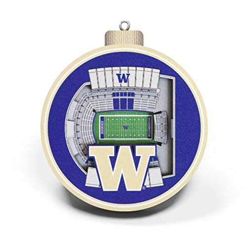 UW HUSKIES 3D STADIUM VIEW ORNAMENT - 8497579