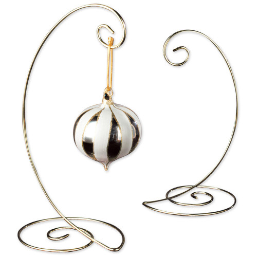 LARGE BRASS SPIRAL ORN STAND - 35386 LARGE BRASS SPIRAL ORN STAND - 35386