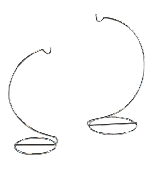 4.75'' CHROME ORNAMENT STAND - 23-3927B 4.75'' CHROME ORNAMENT STAND - 23-3927B