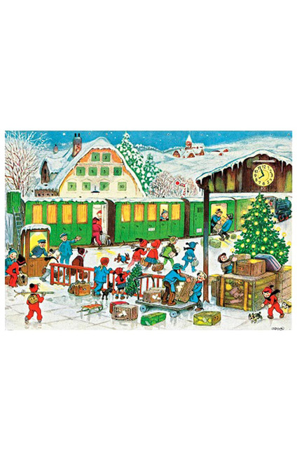 TRAIN STATION ADVENT CALENDAR - 10394