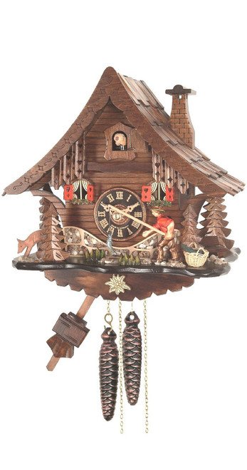 MOVING FISHERMAN CLOCK - 4719VDS