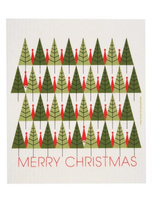 MERRY CHRISTMAS SWEDISH DISHCLOTH - 218.82
