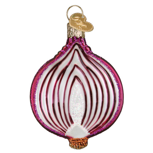 RED ONION ORNAMENT - 28140