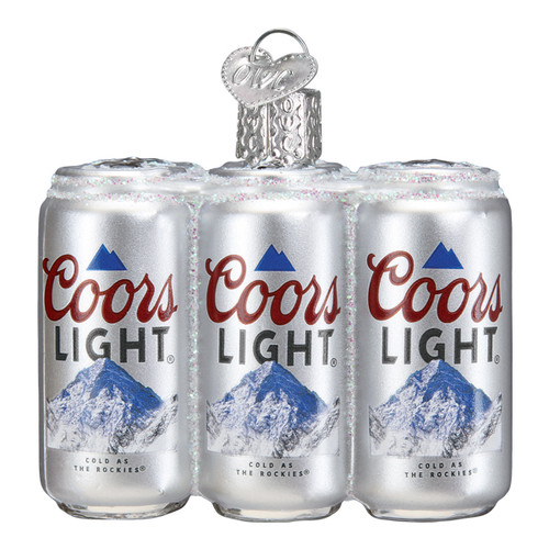 COORS LIGHT 6 PACK ORNAMENT - 32562 COORS LIGHT 6 PACK ORNAMENT - 32562