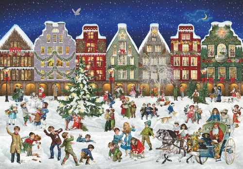 WINTER EVENING IN THE TOWN ADVENT CALENDAR - 95252
