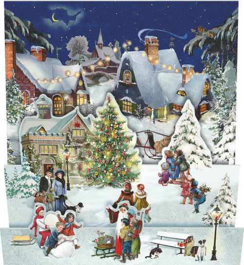 3D WINTERSCAPES ADVENT CARDS - 72271