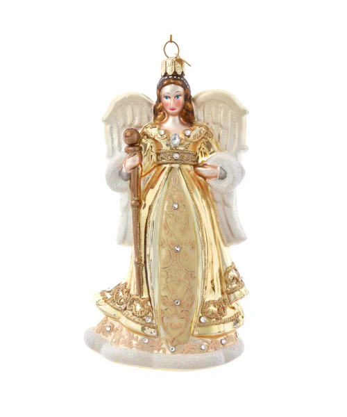 GLASS ANGEL ORNAMENT - BELL0022