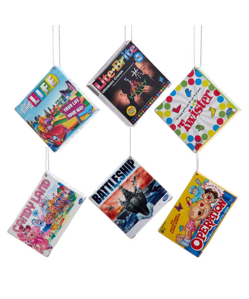 HASBRO RETRO BOARD GAME ORNAMENT - BOR1231 HASBRO RETRO BOARD GAME ORNAMENT - BOR1231